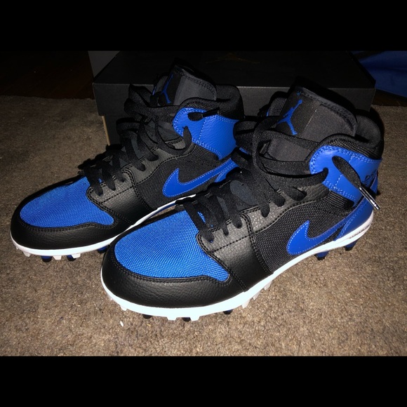 🌵Air Jordan Retro 1 TD Mid Football Cleats🌵 - Picture 3 of 4